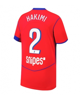 Paris Saint-Germain Achraf Hakimi #2 Maglia Gara Terza Repliche 2025-26 Maniche Corte